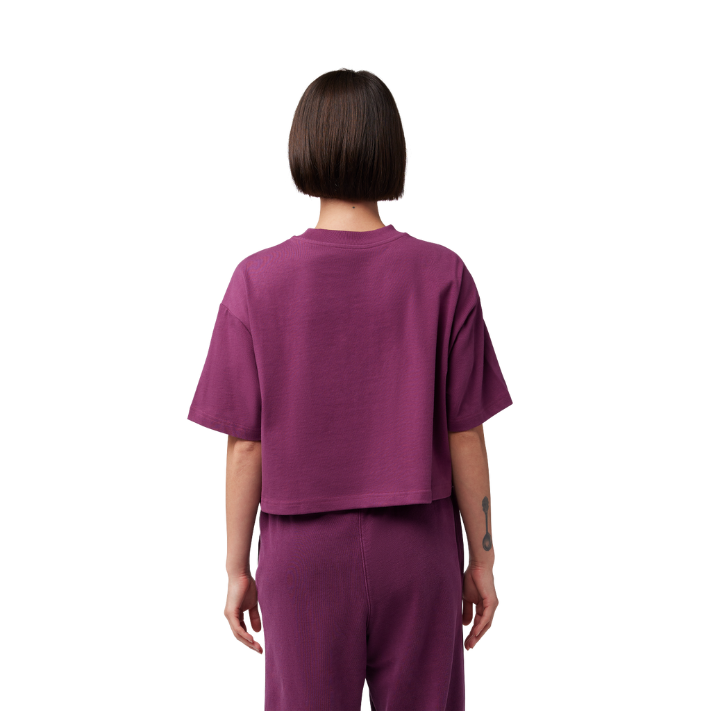 Womens Wordmark Premium Crop Tee